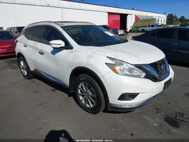 2017 Nissan MURANO SL VIN 5N1AZ2MH9HN155680 фото 1