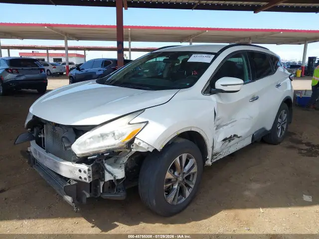 5N1AZ2MG6HN177367 — 2017 Nissan Murano SV, фото 2 с аукциона IAAI 29.09.2026, Передняя часть