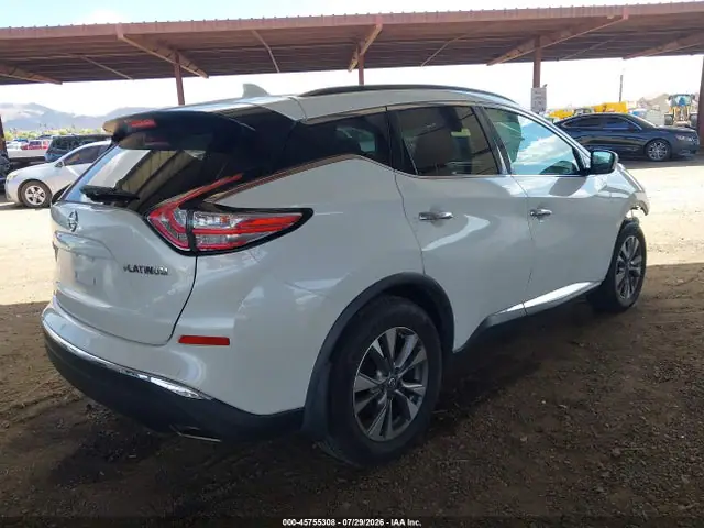 5N1AZ2MG6HN177367 — 2017 Nissan Murano SV, фото 4 с аукциона IAAI 29.09.2026, Передняя часть