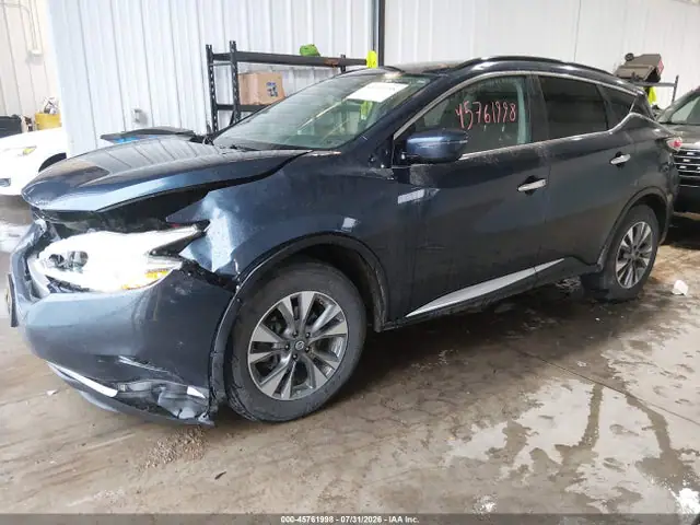 2017 Nissan MURANO SV VIN 5N1AZ2MH8HN113744 фото 2