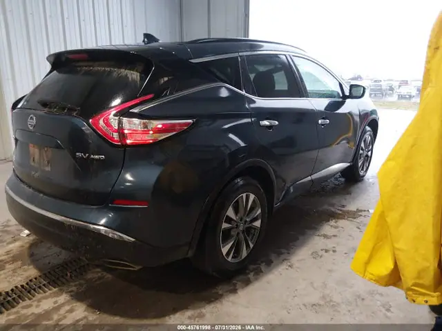 2017 Nissan MURANO SV VIN 5N1AZ2MH8HN113744 фото 4