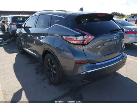 2017 Nissan MURANO SV VIN 5N1AZ2MG4HN196158 фото 3