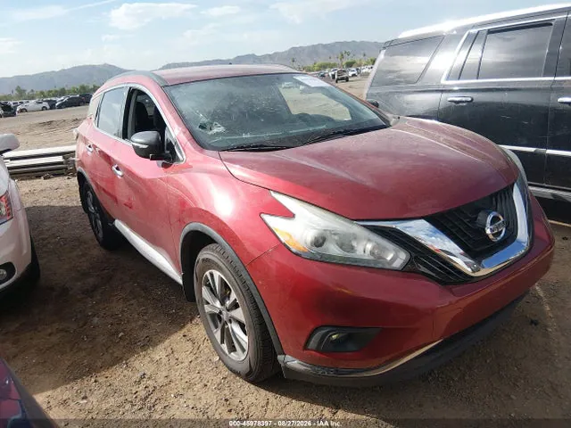 2017 Nissan MURANO SV VIN 5N1AZ2MG7HN152915 фото 1