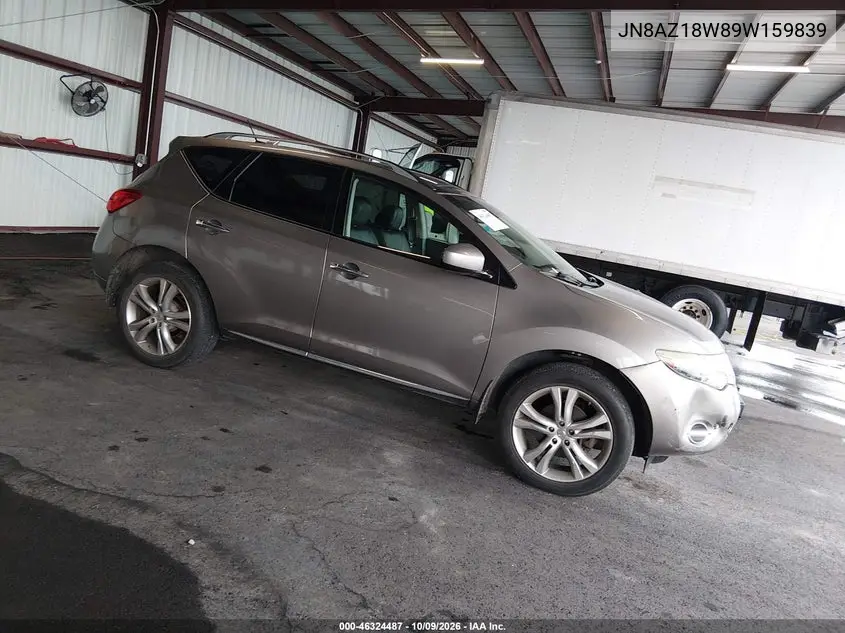2009 Nissan Murano Le VIN JN8AZ18W89W159839 фото 2