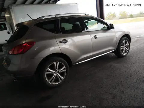 2009 Nissan Murano Le VIN JN8AZ18W89W159839 фото 5