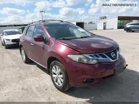 JN8AZ1MU6BW069213 — 2011 Nissan Murano, Передний левый, фото до ремонта