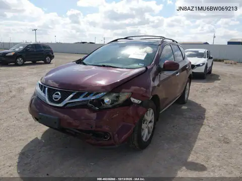 JN8AZ1MU6BW069213 — 2011 Nissan Murano, фото 3 с аукциона IAAI, Передний левый