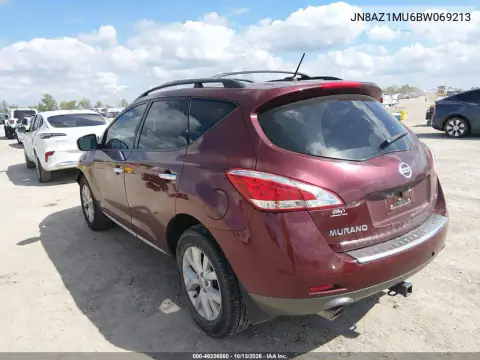 JN8AZ1MU6BW069213 — 2011 Nissan Murano, фото 4 с аукциона IAAI, Передний левый