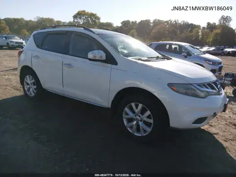 JN8AZ1MWXBW186049 — 2011 Nissan Murano, Левая сторона, фото до ремонта