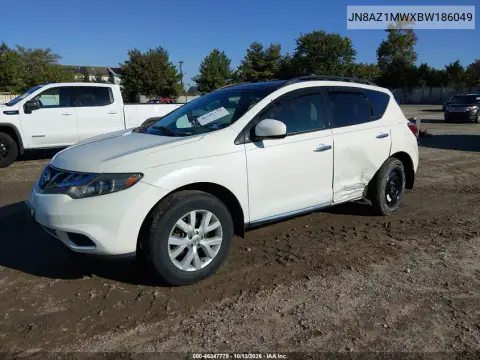 JN8AZ1MWXBW186049 — 2011 Nissan Murano, фото 3 с аукциона IAAI, Боковая часть