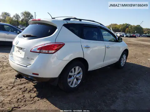 JN8AZ1MWXBW186049 — 2011 Nissan Murano, фото 5 с аукциона IAAI, Боковая часть