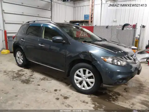 JN8AZ1MWXEW521413 — 2014 Nissan Murano, Передняя часть, фото до ремонта