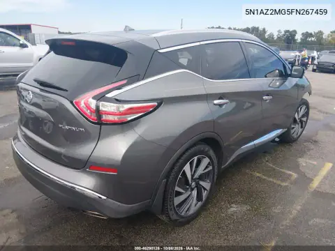 2015 Nissan Murano Platinum VIN 5N1AZ2MG5FN267459 фото 5