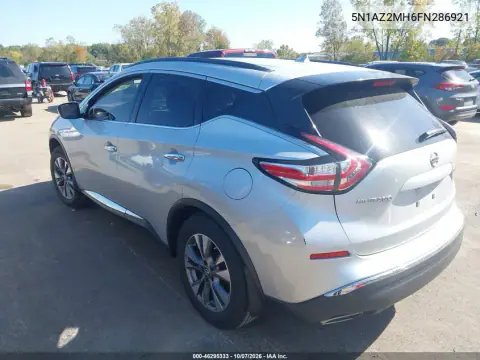 2015 Nissan Murano Sv VIN 5N1AZ2MH6FN286921 фото 4