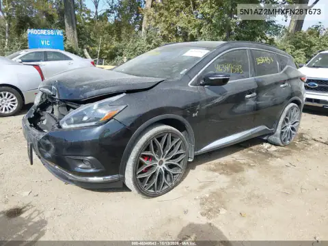 5N1AZ2MHXFN281673 — 2015 Nissan Murano, фото 3 с аукциона IAAI, Передняя часть
