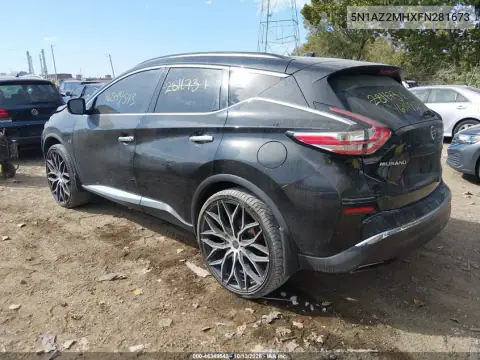 5N1AZ2MHXFN281673 — 2015 Nissan Murano, фото 4 с аукциона IAAI, Передняя часть