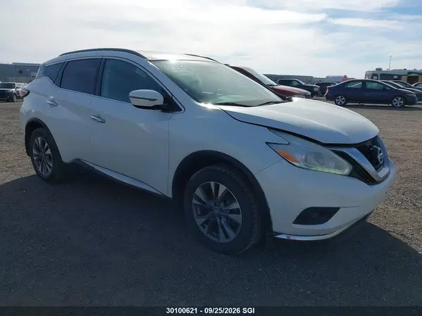 5N1AZ2MH9GN101035 — 2016 Nissan Murano, Град (Hail), фото до ремонта