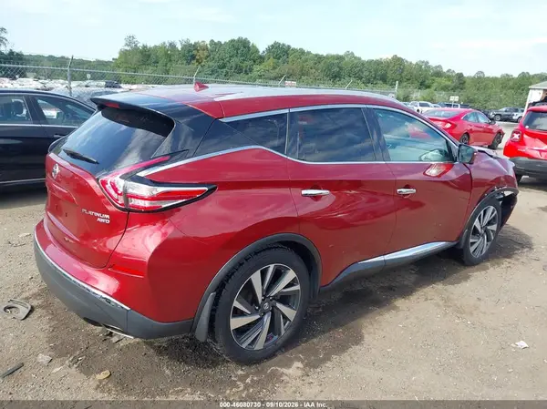 5N1AZ2MH8GN128842 — 2016 Nissan Murano, фото 4 с аукциона IAAI 12.10.2026, Передняя часть