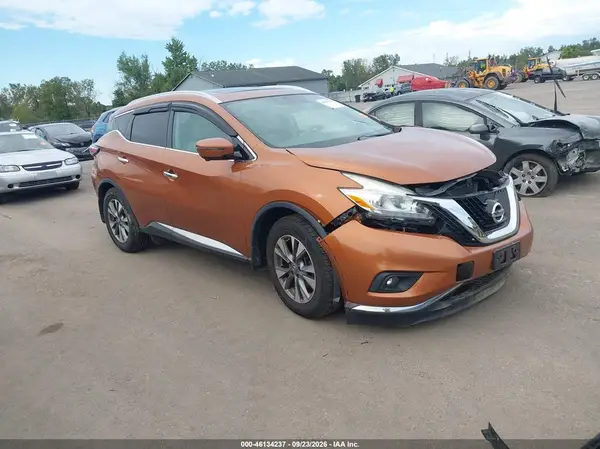 5N1AZ2MH3GN139943 — 2016 Nissan Murano, Передняя часть слева (Left Front), фото до ремонта