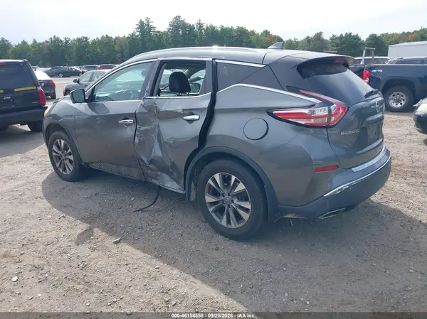 2016 NISSAN MURANO VIN 5N1AZ2MH3GN168472 фото 3