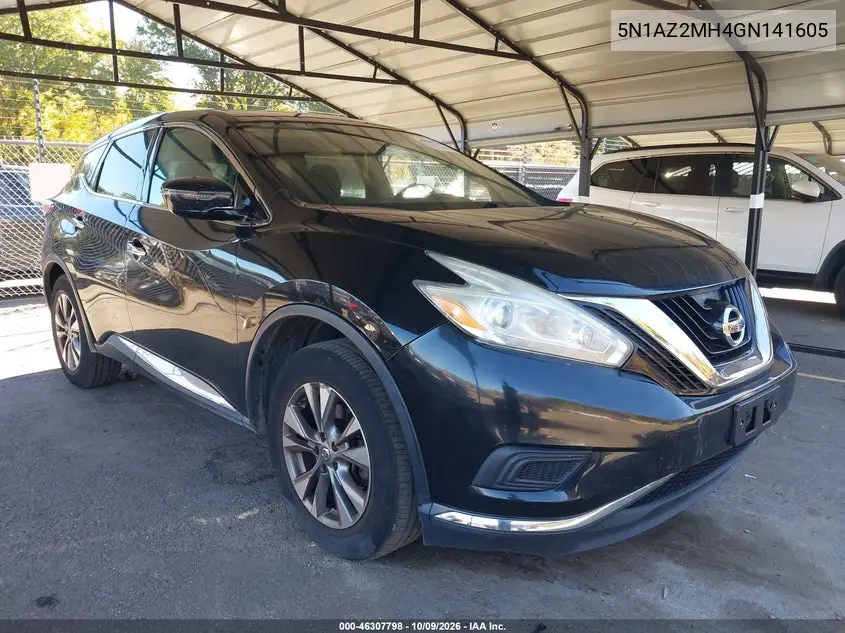 2016 Nissan Murano Platinum/S/Sl/Sv VIN 5N1AZ2MH4GN141605 фото 2