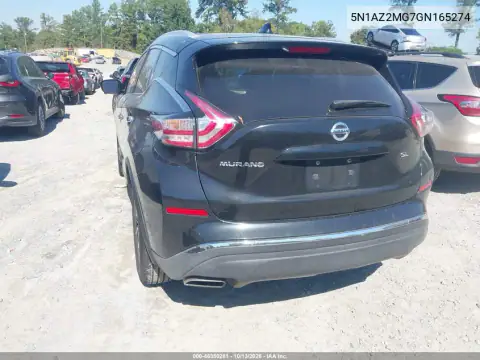 5N1AZ2MG7GN165274 — 2016 Nissan Murano, фото 4 с аукциона IAAI, Передняя часть