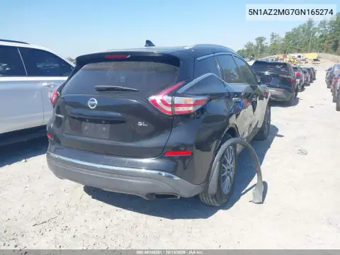 5N1AZ2MG7GN165274 — 2016 Nissan Murano, фото 5 с аукциона IAAI, Передняя часть