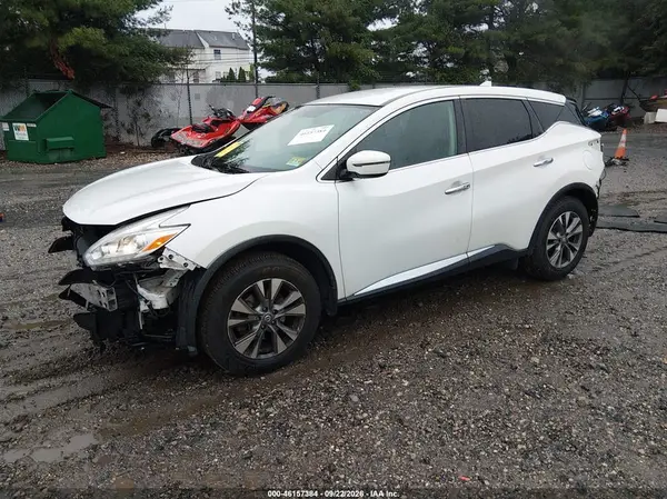 5N1AZ2MH9HN171474 — 2017 Nissan Murano, фото 2 с аукциона IAAI, Передняя часть