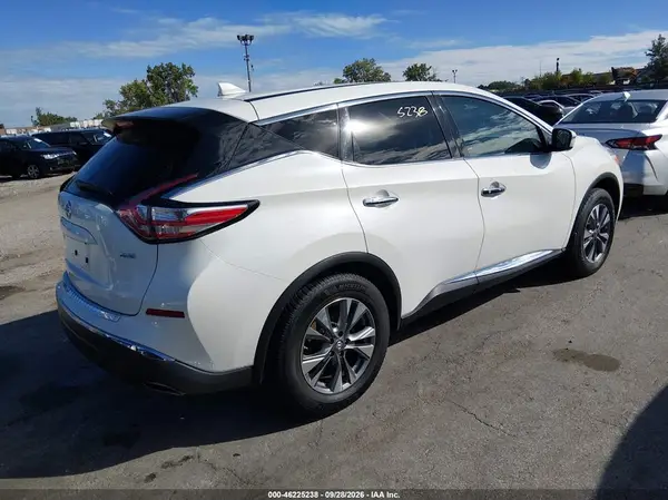 2017 NISSAN MURANO VIN 5N1AZ2MH5HN167521 фото 4