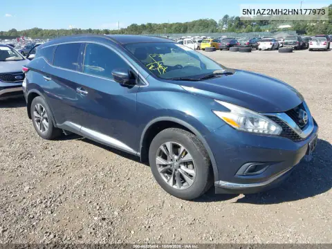 5N1AZ2MH2HN177973 — 2017 Nissan Murano, Естественный износ, фото до ремонта