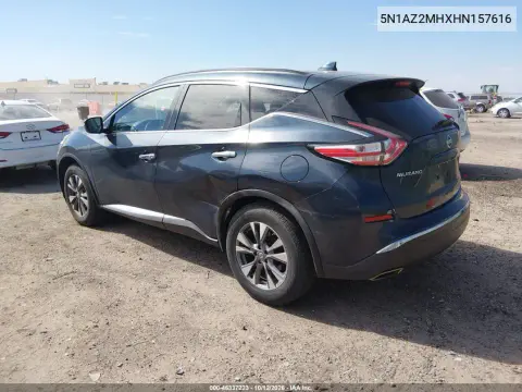 2017 Nissan Murano Sv VIN 5N1AZ2MHXHN157616 фото 4