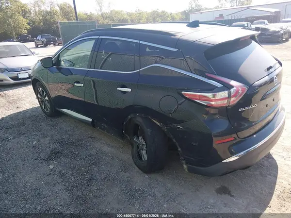 5N1AZ2MHXJN102394 — 2018 Nissan Murano, фото 3 с аукциона IAAI 13.10.2026, Задняя часть слева