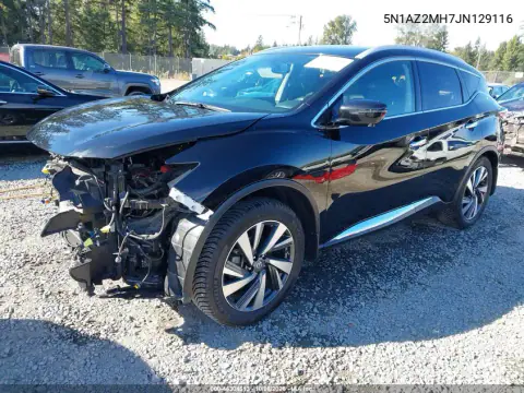 2018 Nissan Murano Platinum VIN 5N1AZ2MH7JN129116 фото 3