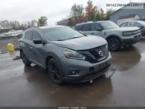 5N1AZ2MH8JN129917 — 2018 Nissan Murano, Передний левый, фото до ремонта