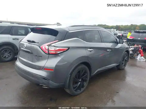 5N1AZ2MH8JN129917 — 2018 Nissan Murano, фото 4 с аукциона IAAI, Передний левый