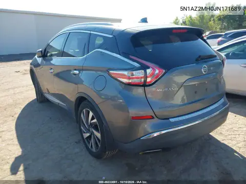 2018 Nissan Murano Platinum VIN 5N1AZ2MH0JN171689 фото 4
