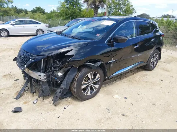 5N1AZ2MS4KN142497 — 2019 Nissan Murano, фото 2 с аукциона IAAI 14.10.2026, Передняя часть
