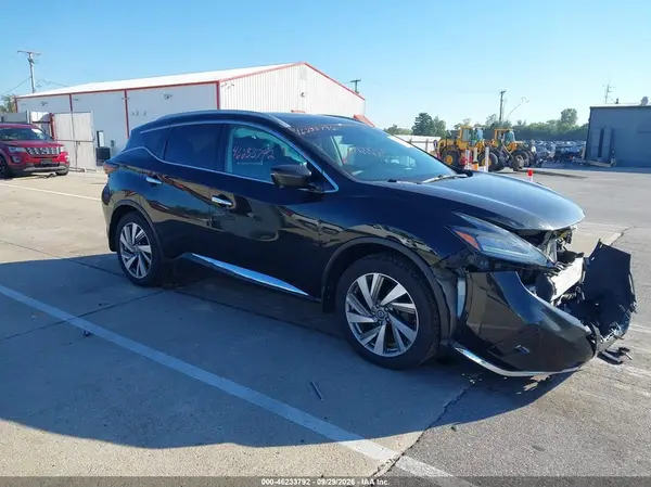 5N1AZ2MS9KN105347 — 2019 Nissan Murano, Передняя часть (Front End), фото до ремонта
