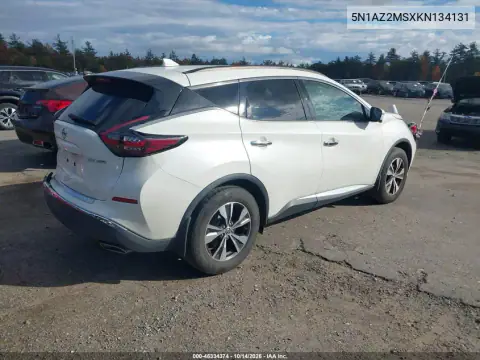 5N1AZ2MSXKN134131 — 2019 Nissan Murano, фото 5 с аукциона IAAI, Задняя часть