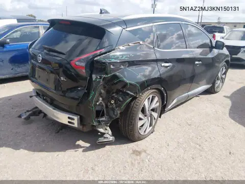 5N1AZ2MJ3KN150131 — 2019 Nissan Murano, фото 5 с аукциона IAAI, Задняя часть