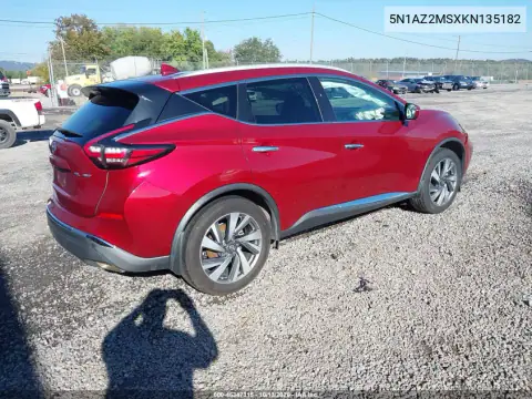 5N1AZ2MSXKN135182 — 2019 Nissan Murano, фото 5 с аукциона IAAI, Передняя часть