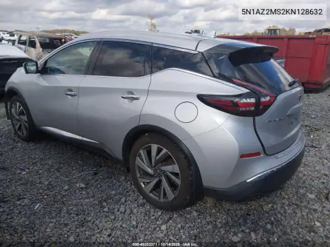 5N1AZ2MS2KN128632 — 2019 Nissan Murano, фото 4 с аукциона IAAI, Передняя часть
