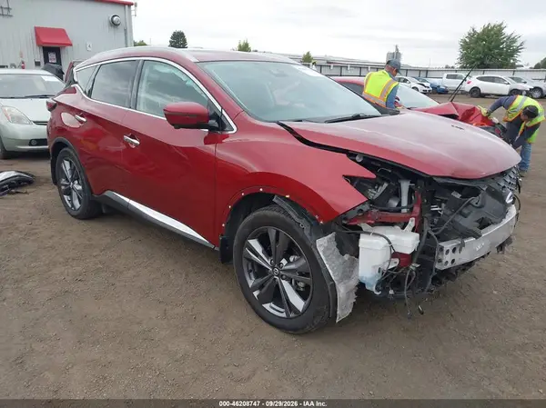 5N1AZ2DS3LN137633 — 2020 Nissan Murano, Передняя часть (Front End), фото до ремонта