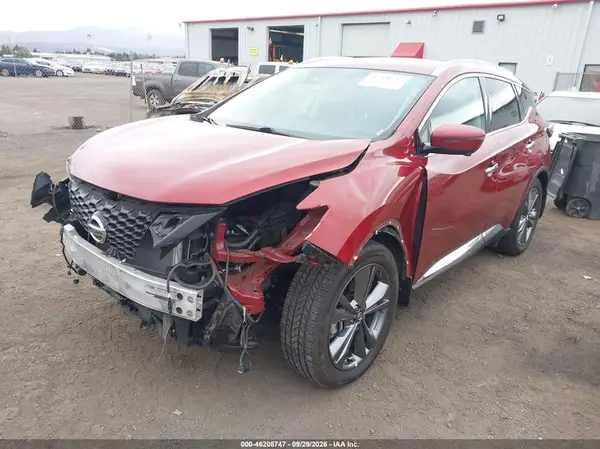 5N1AZ2DS3LN137633 — 2020 Nissan Murano, фото 2 с аукциона IAAI, Передняя часть