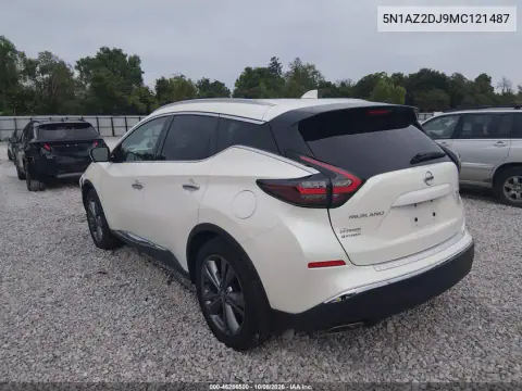 2021 Nissan Murano Platinum Fwd VIN 5N1AZ2DJ9MC121487 фото 4