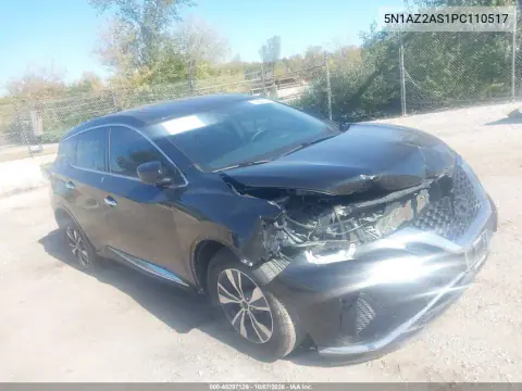 2023 Nissan Murano S Intelligent Awd VIN 5N1AZ2AS1PC110517 фото 2