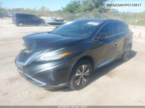 2023 Nissan Murano S Intelligent Awd VIN 5N1AZ2AS1PC110517 фото 3