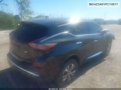 2023 Nissan Murano S Intelligent Awd VIN 5N1AZ2AS1PC110517 фото 5