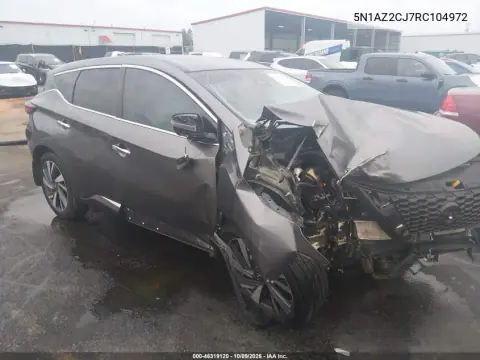 5N1AZ2CJ7RC104972 — 2024 Nissan Murano, Передняя часть, фото до ремонта