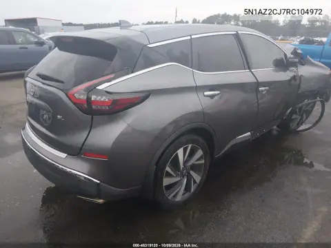 2024 Nissan Murano Sl Fwd VIN 5N1AZ2CJ7RC104972 фото 4